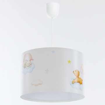 Lasten riipuskattokruunu johdossa SWEET DREAMS 1xE27/60W/230V halkaisija 30 cm