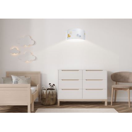 Lasten riipuskattokruunu johdossa SWEET DREAMS 1xE27/60W/230V halkaisija 30 cm