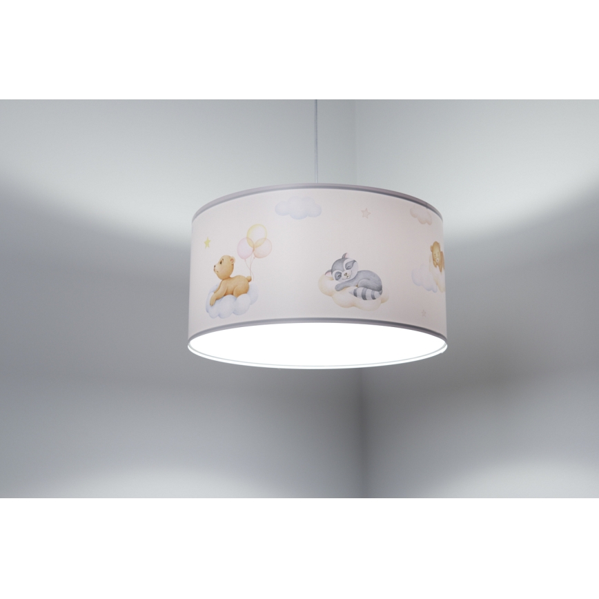 Lasten riipuskattokruunu johdossa SWEET DREAMS 1xE27/60W/230V halkaisija 30 cm