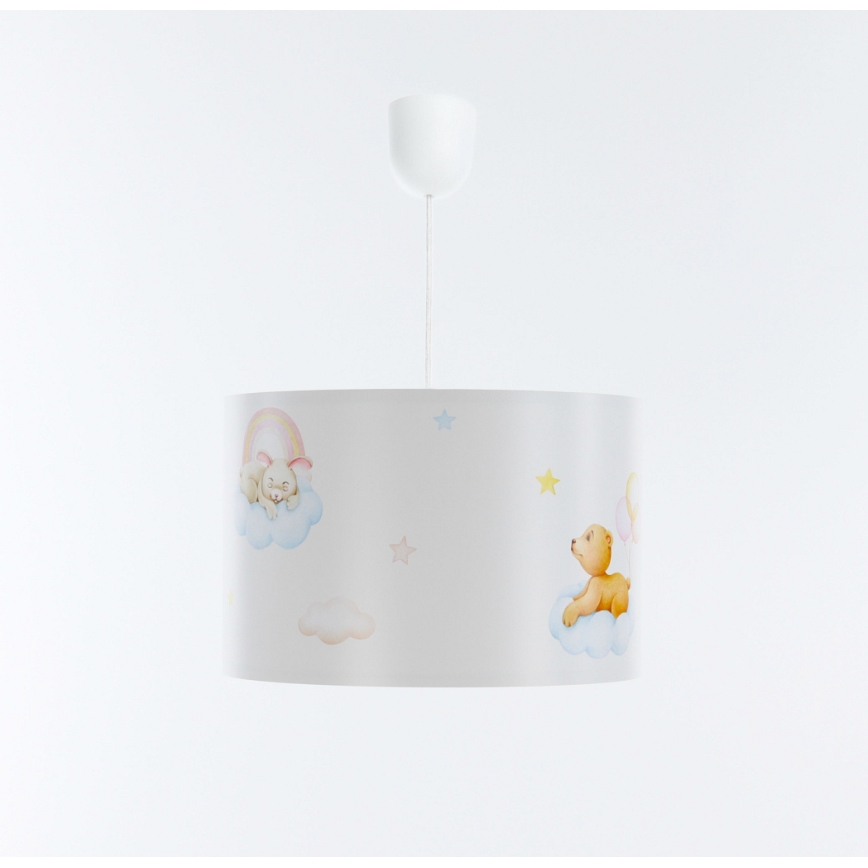Lasten riipuskattokruunu johdossa SWEET DREAMS 1xE27/60W/230V halkaisija 30 cm