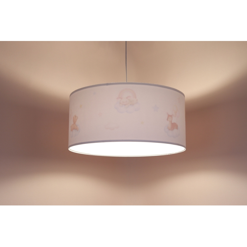 Lasten riipuskattokruunu johdossa SWEET DREAMS 1xE27/60W/230V halkaisija 30 cm