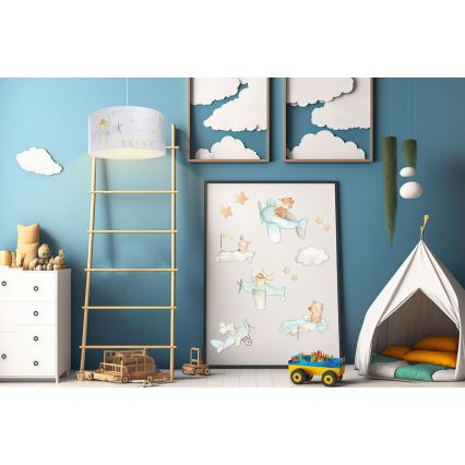 Lasten riipuskattokruunu johdossa SWEET DREAMS 1xE27/60W/230V halkaisija 30 cm