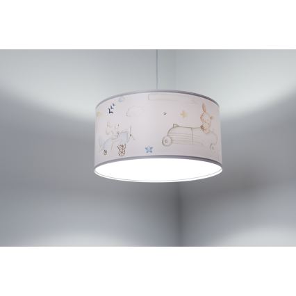 Lasten riipuskattokruunu johdossa SWEET DREAMS 1xE27/60W/230V halkaisija 30 cm