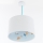 Lasten riipuskattokruunu johdossa SWEET DREAMS 1xE27/60W/230V halkaisija 30 cm