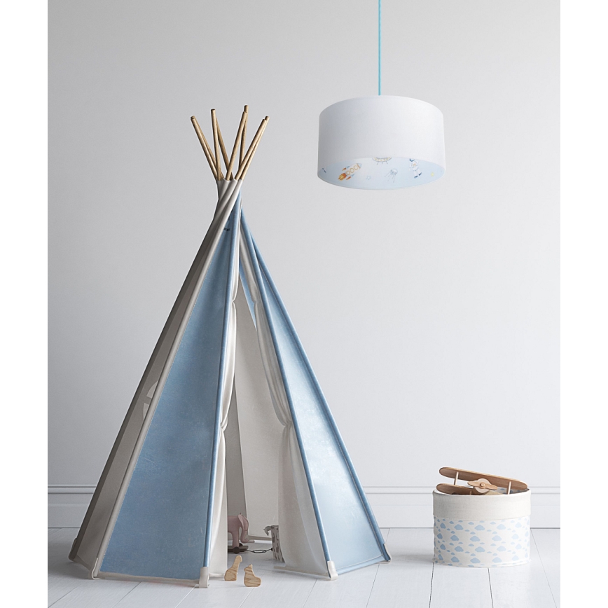 Lasten riipuskattokruunu johdossa SWEET DREAMS 1xE27/60W/230V halkaisija 30 cm