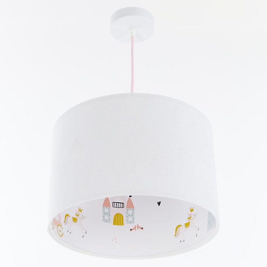 Lasten riipuskattokruunu johdossa SWEET DREAMS 1xE27/60W/230V halkaisija 30 cm