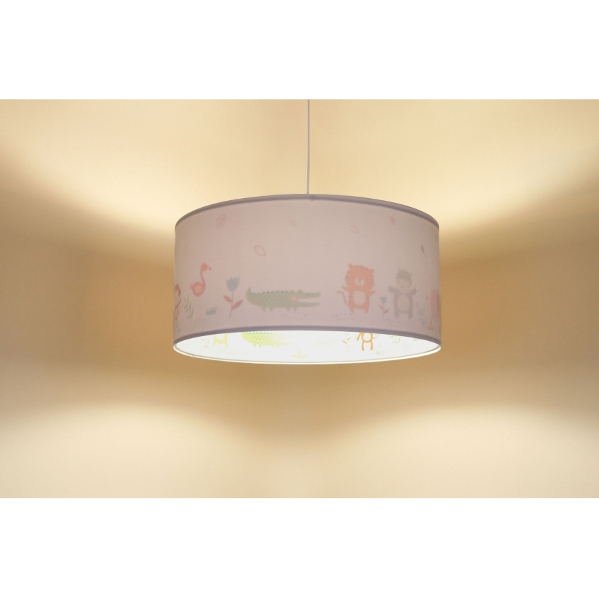 Lasten riipuskattokruunu johdossa SWEET DREAMS 1xE27/60W/230V halkaisija 30 cm