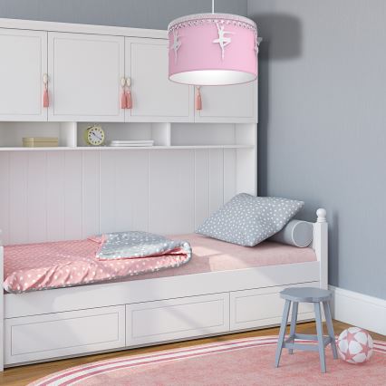 Lasten riipuskattokruunu narulla BALETNICA 1xE27/60W/230V