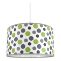 Lasten riipuskattokruunu narulla DOTS 1xE27/60W/230V