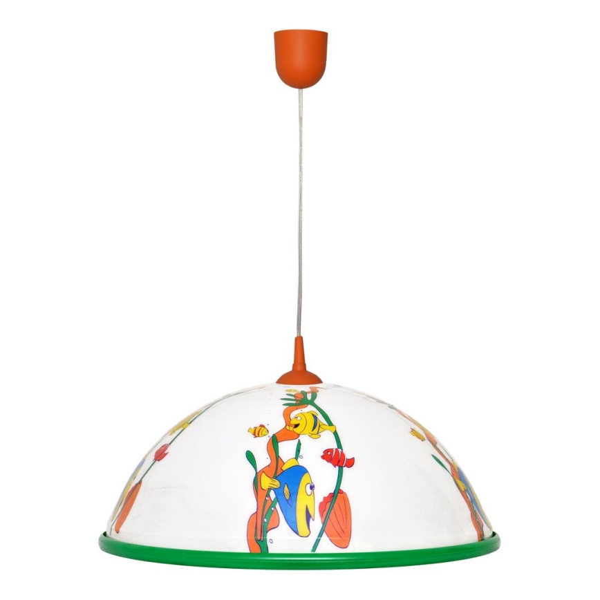 Lasten riipuskattokruunu narulla FISH 1x27/15W/230V