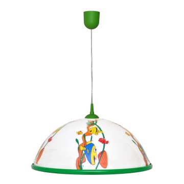 Lasten riipuskattokruunu narulla FISH 1x27/15W/230V