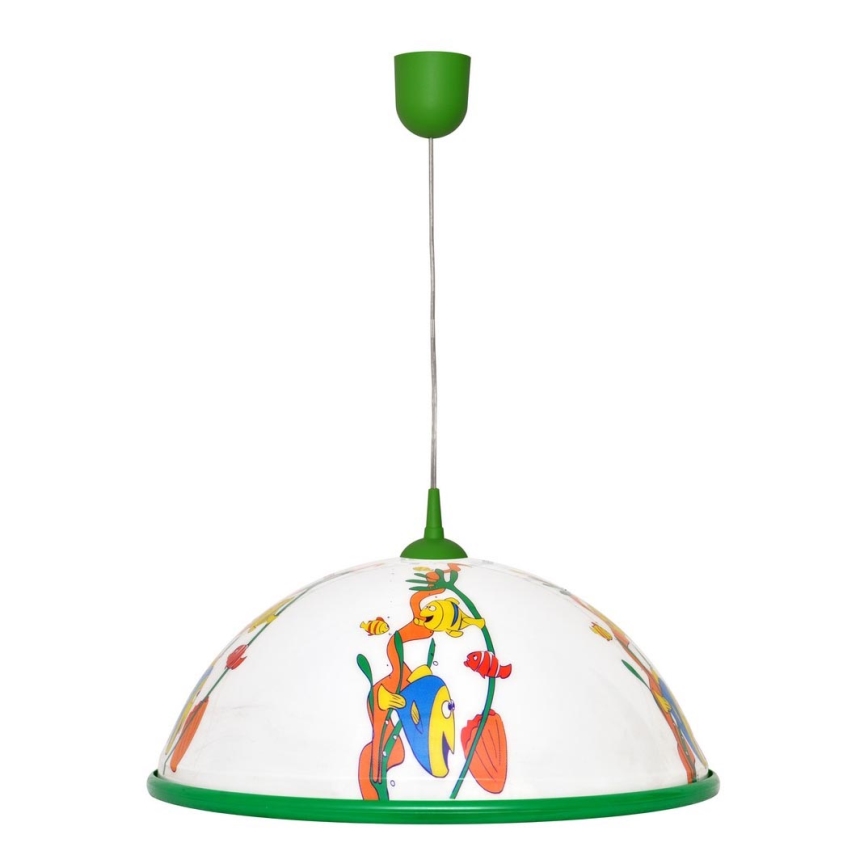 Lasten riipuskattokruunu narulla FISH 1x27/15W/230V