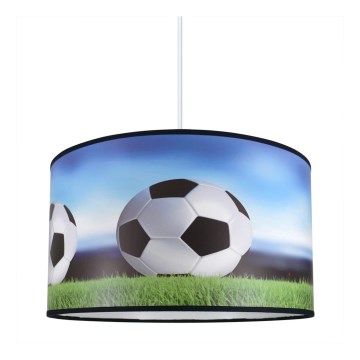 Lasten riipuskattokruunu narulla FOOTBALL 1xE27/60W/230V