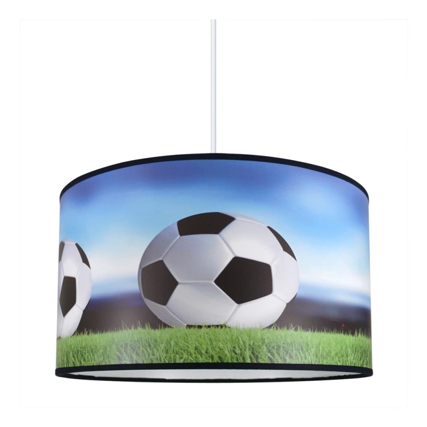 Lasten riipuskattokruunu narulla FOOTBALL 1xE27/60W/230V