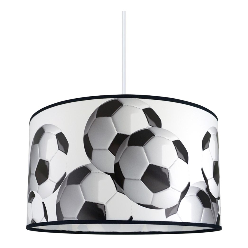 Lasten riipuskattokruunu narulla FOOTBALL 1xE27/60W/230V
