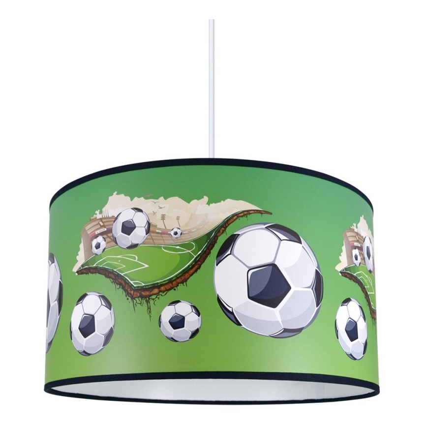 Lasten riipuskattokruunu narulla FOOTBALL 1xE27/60W/230V