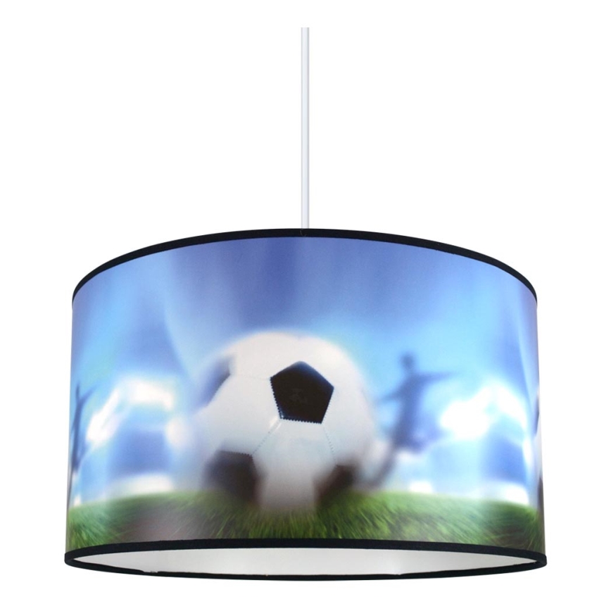 Lasten riipuskattokruunu narulla FOOTBALL 1xE27/60W/230V