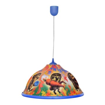 Lasten riipuskattokruunu narulla HEDGEHOG 1xE27/15W/230V