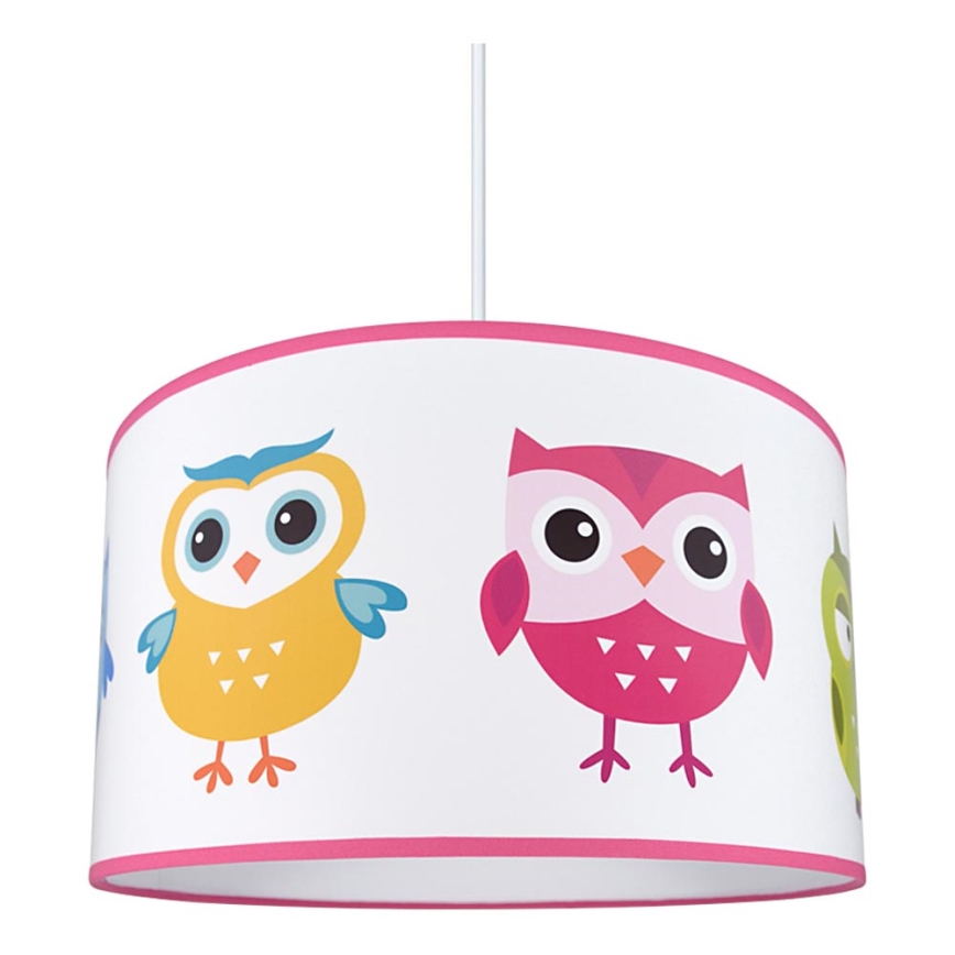 Lasten riipuskattokruunu narulla OWLS 1xE27/60W/230V