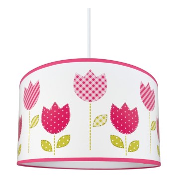 Lasten riipuskattokruunu narulla TULIPS 1xE27/60W/230V