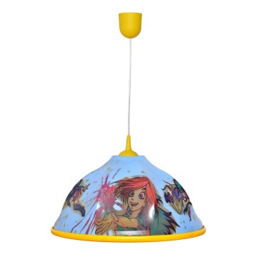 Lasten riipuskattokruunu narulla WITCH 1xE27/15W/230V