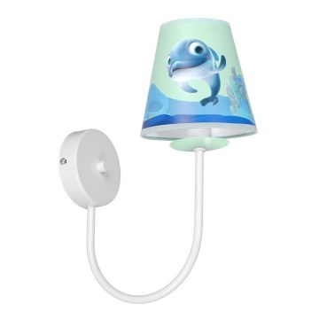 Lasten seinävalaisin DOLPHIN 1xE14/40W/230V