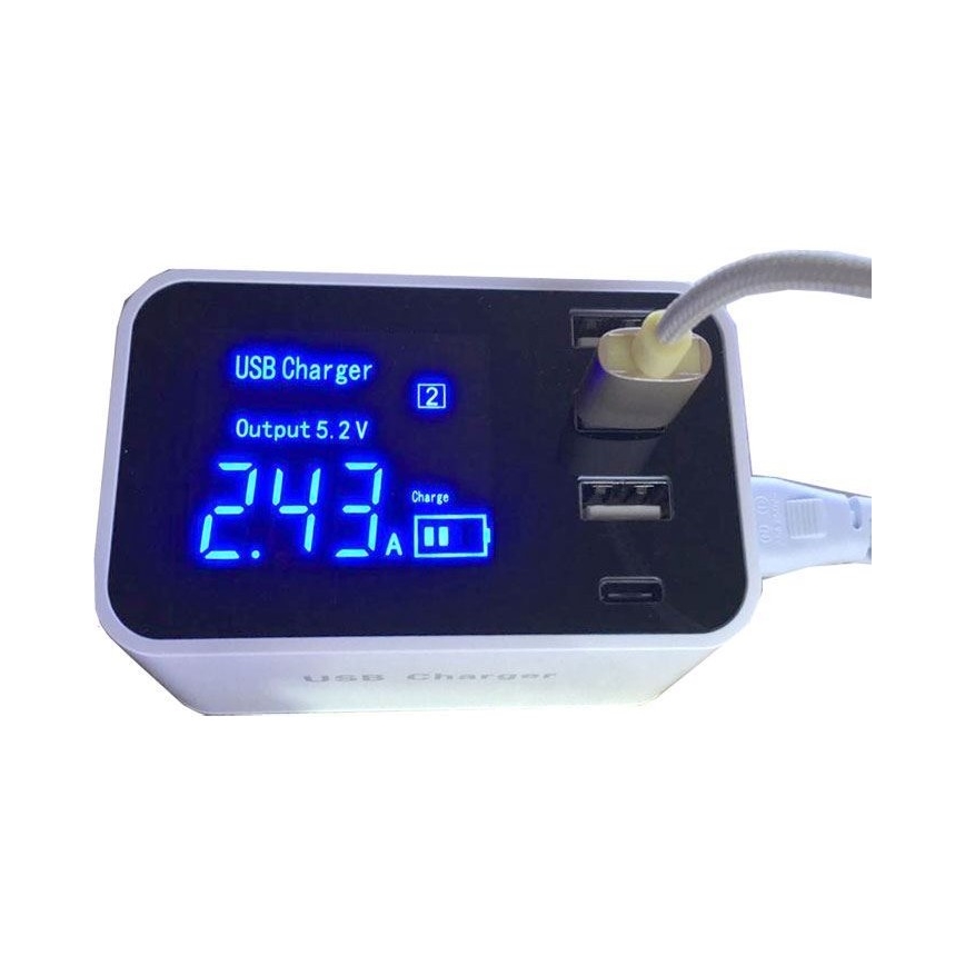 Latausasema 3xUSB A + 1xUSB C