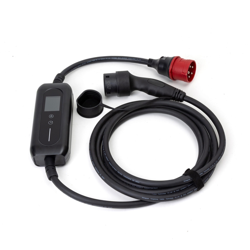 Latauskaapeli sähköautoille 2 5 m 22kW 16A IP54 Tuya