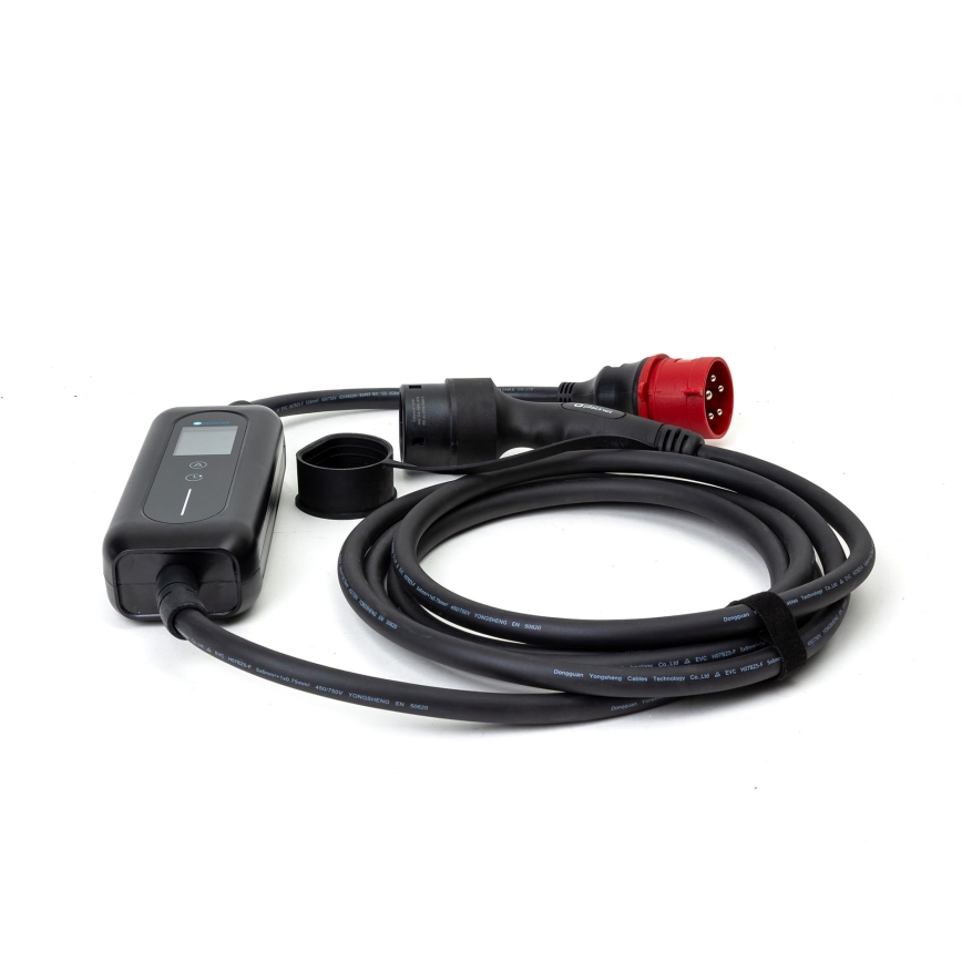 Latauskaapeli sähköautoille 2 5 m 22kW 16A IP54 Tuya