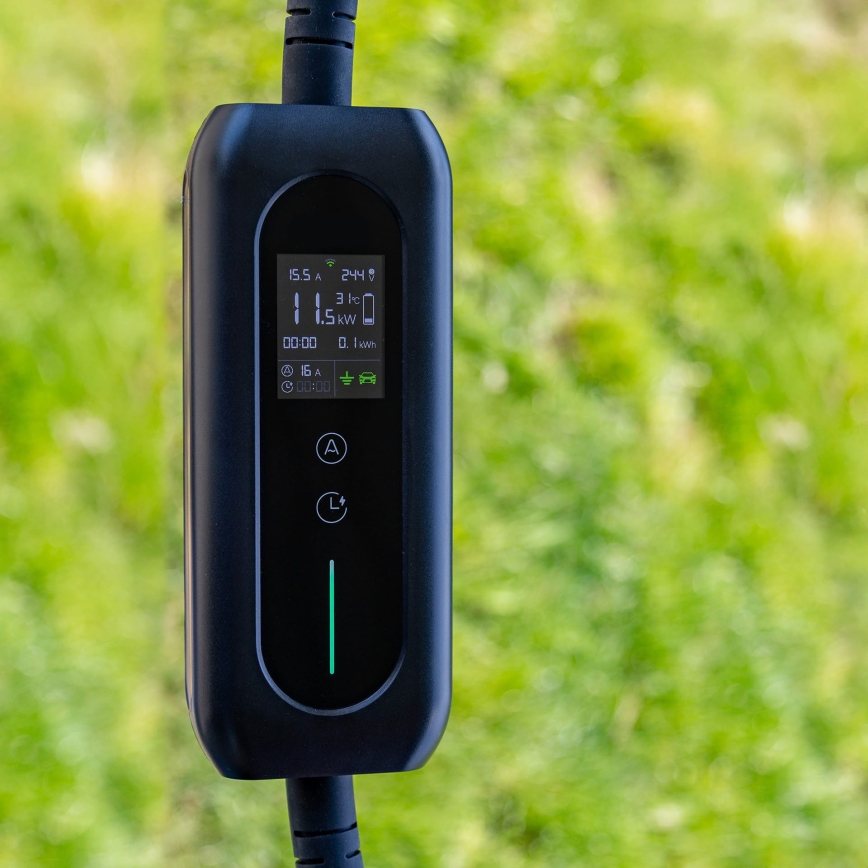 Latauskaapeli sähköautoille 2 5 m 22kW 16A IP54 Tuya