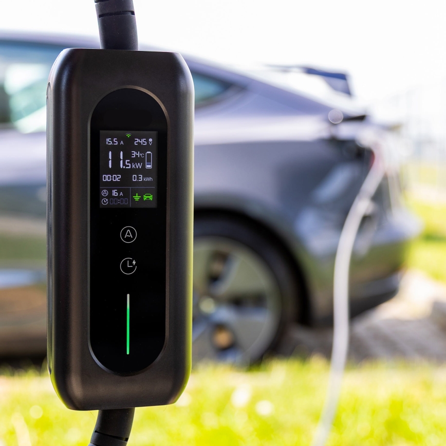 Latauskaapeli sähköautoille 2 5 m 22kW 16A IP54 Tuya