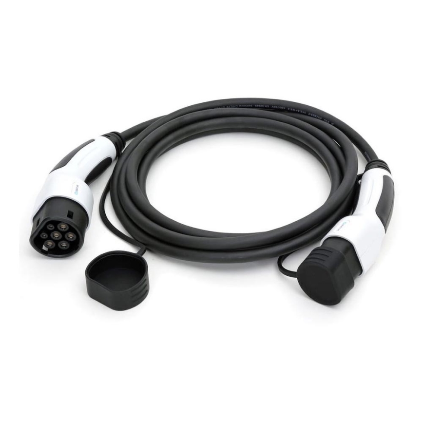 Latauskaapeli sähköautoille tyyppi 2 5m 11kW 16A IP54