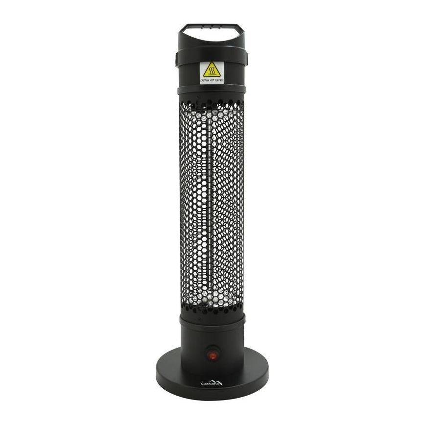 Lattia-infrapunalämmitin 1000W/230V IP44 musta