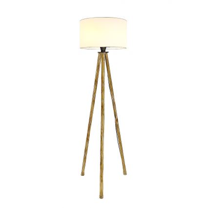 Lattialamppu 1xE27/40W/230V beige/valkoinen