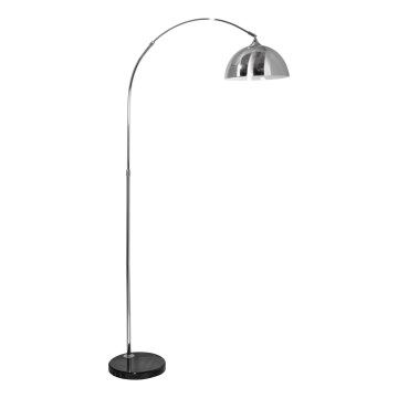 Lattialamppu 1xE27/60W/230V kiiltävä kromi