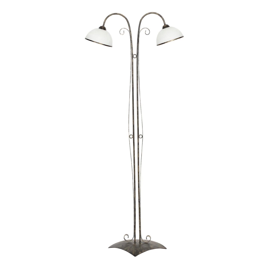Lattialamppu ANTICA 2xE27/60W/230V