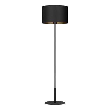 Lattialamppu ARDEN 1xE27/60W/230V musta/kultainen