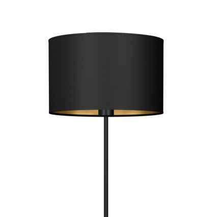 Lattialamppu ARDEN 1xE27/60W/230V musta/kultainen