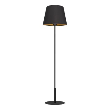 Lattialamppu ARDEN 1xE27/60W/230V musta/kultainen