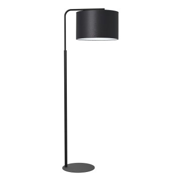 Lattialamppu ARDEN 1xE27/60W/230V musta/valkoinen