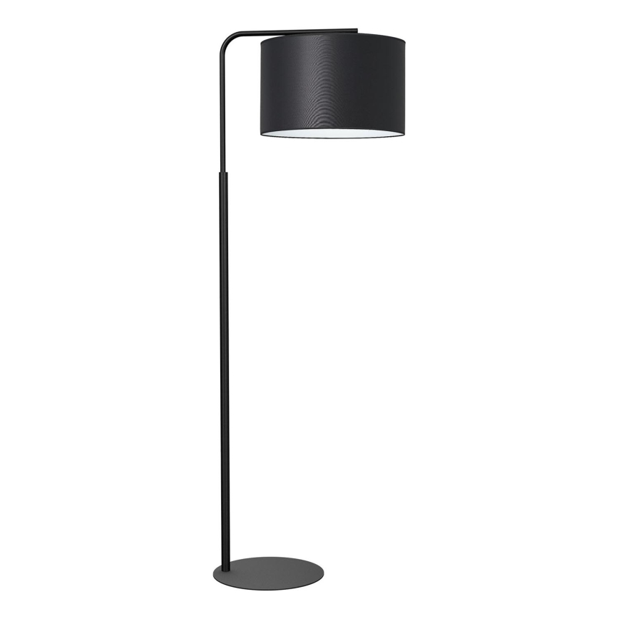 Lattialamppu ARDEN 1xE27/60W/230V musta/valkoinen