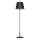 Lattialamppu ARDEN 1xE27/60W/230V musta/valkoinen