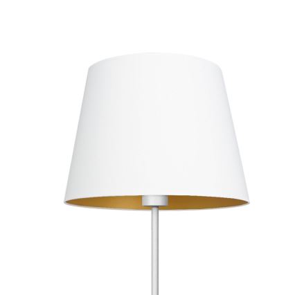Lattialamppu ARDEN 1xE27/60W/230V valkoinen/kulta