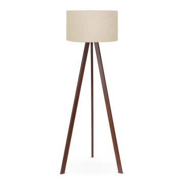 Lattialamppu AYD 1xE27/60W/230V beige/ruskea