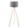 Lattialamppu AYD 1xE27/60W/230V harmaa/beige