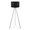 Lattialamppu AYD 1xE27/60W/230V musta/beige