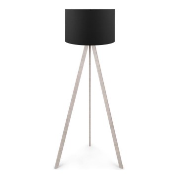 Lattialamppu AYD 1xE27/60W/230V musta/beige