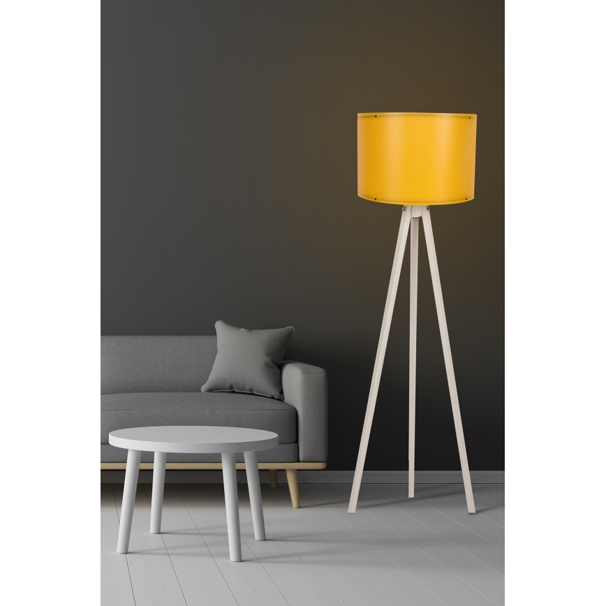 Lattialamppu AYD 1xE27/60W/230V oranssi/beige