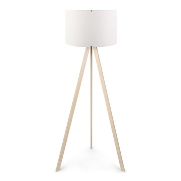 Lattialamppu AYD 1xE27/60W/230V valkoinen/beige
