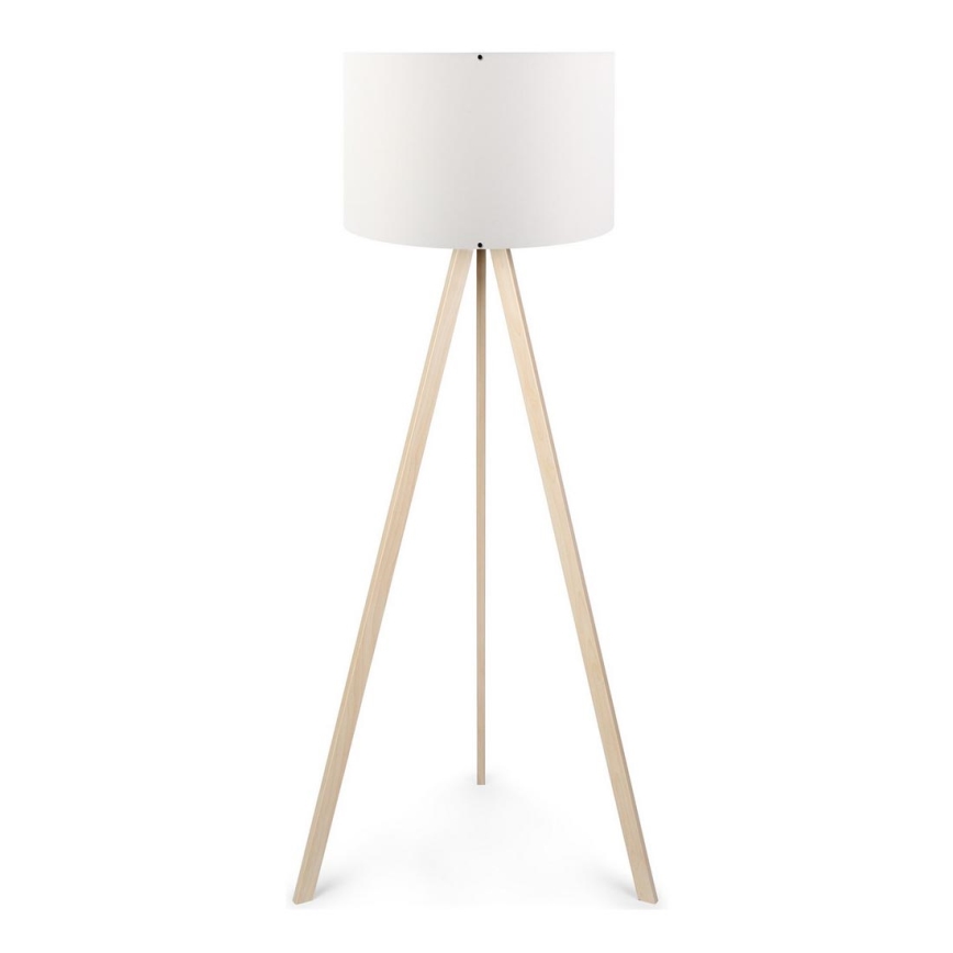 Lattialamppu AYD 1xE27/60W/230V valkoinen/beige